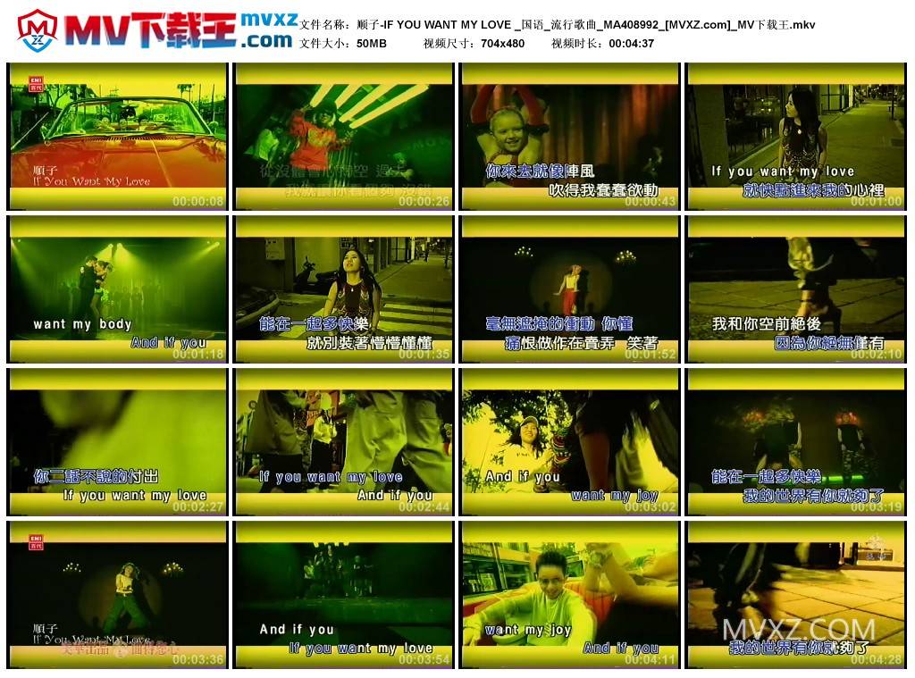 顺子-IF YOU WANT MY LOVE _国语_流行歌曲_MA408992